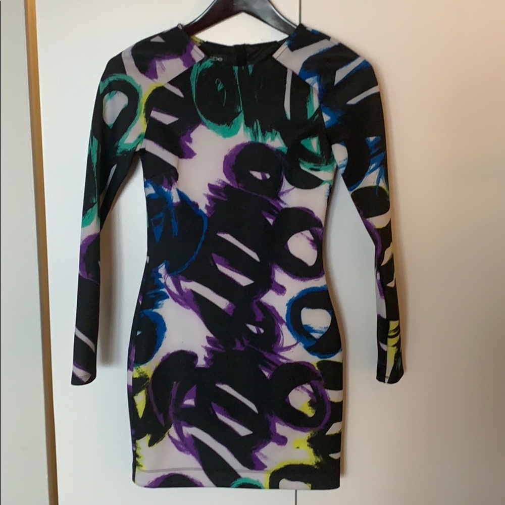 Bebe Long Sleeved Dress XXS NWT